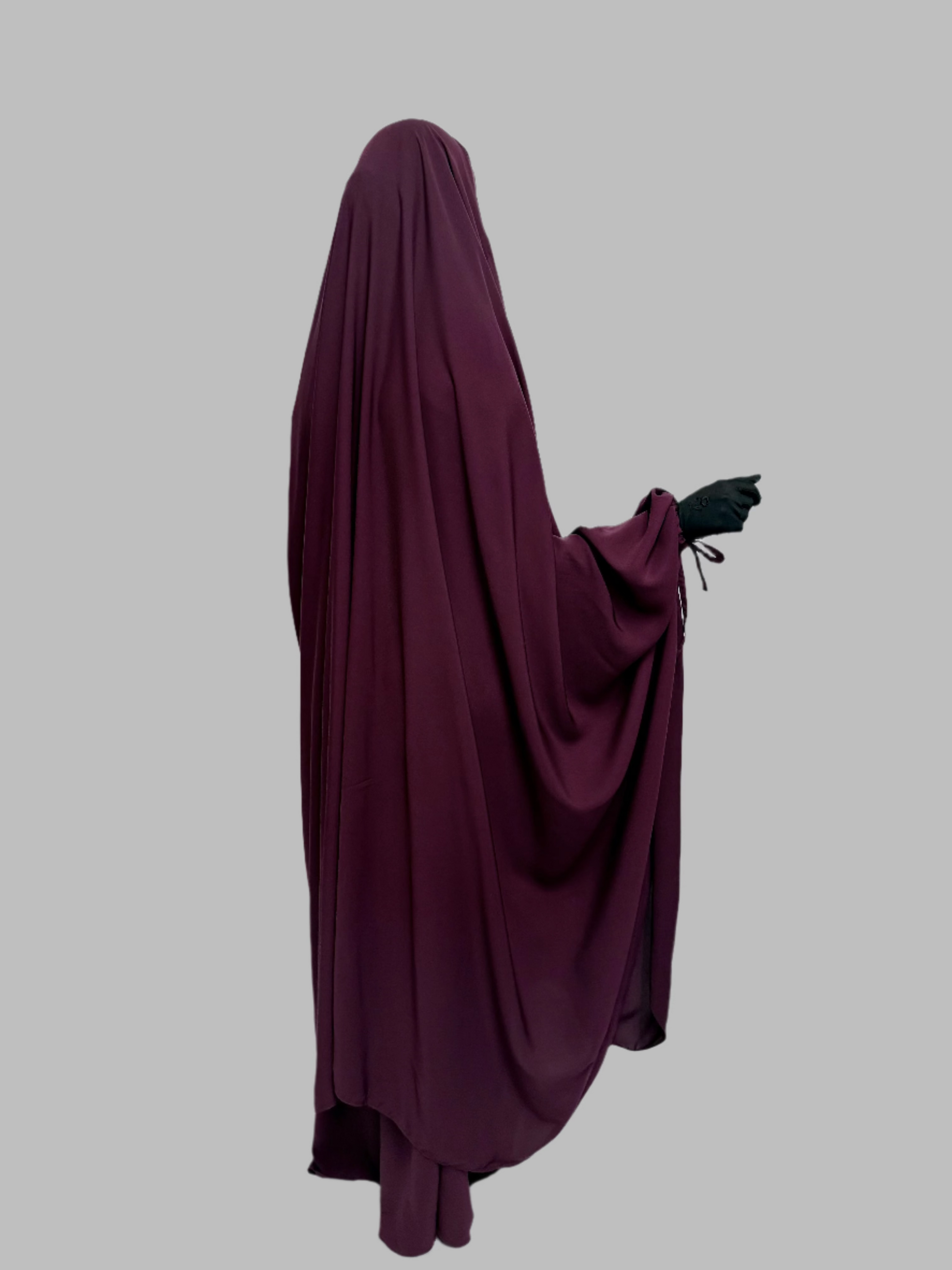 Hawwa 2 Piece Jilbab Set - Plum Purple
