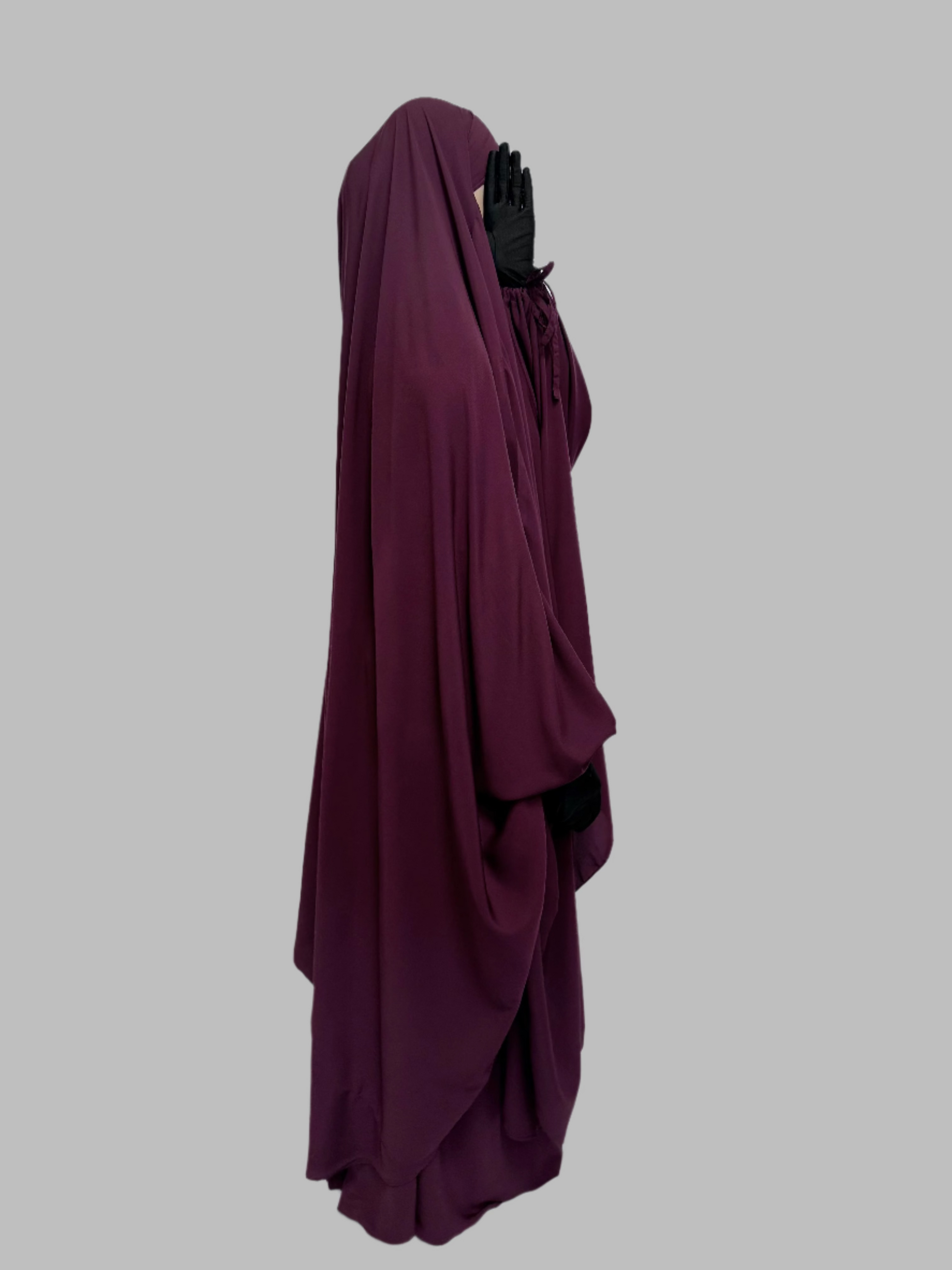 Hawwa 2 Piece Jilbab Set - Plum Purple