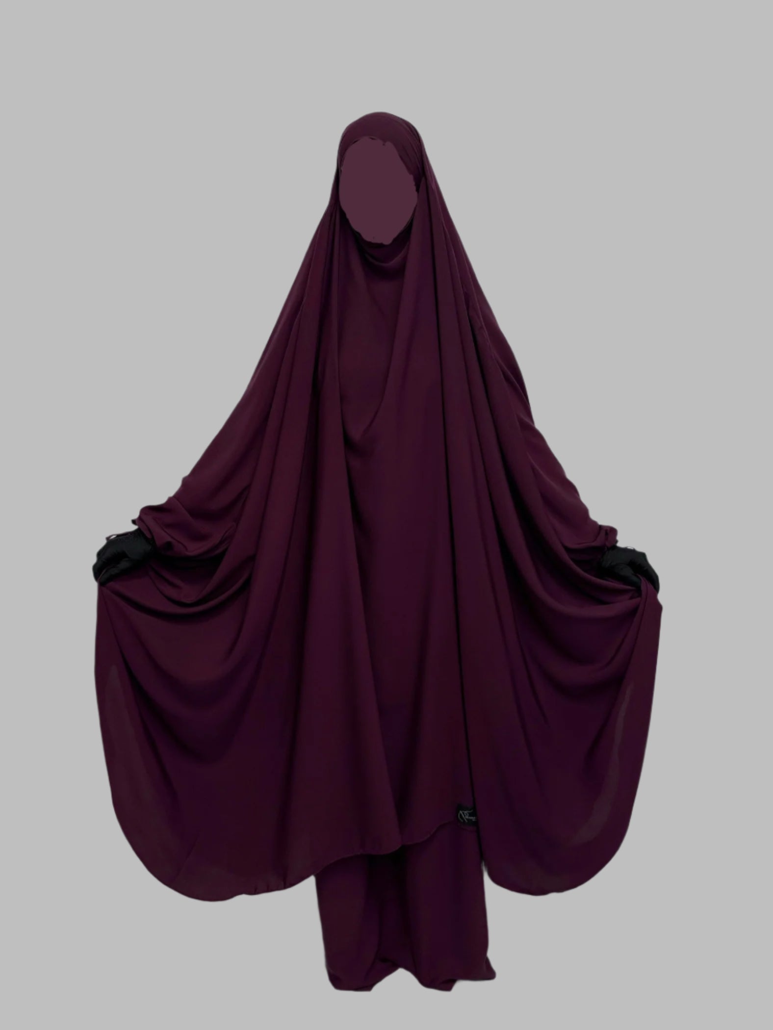 Hawwa 2 Piece Jilbab Set - Plum Purple