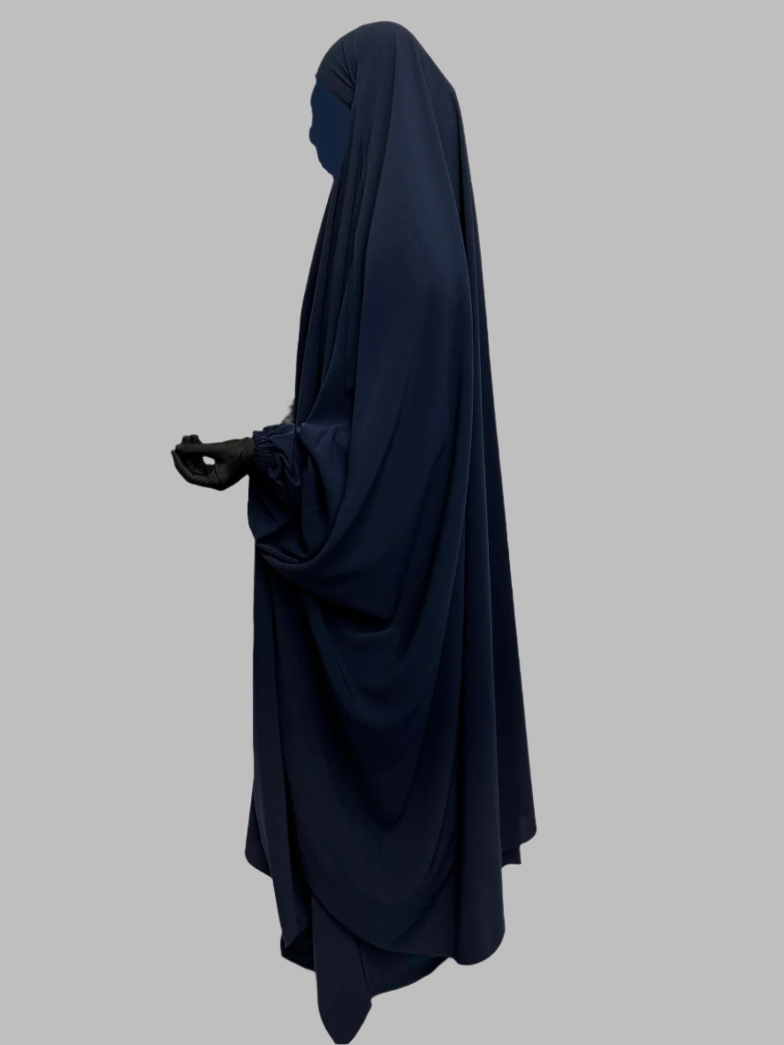 Anisa 2 Piece Jilbab Set - Navy Blue