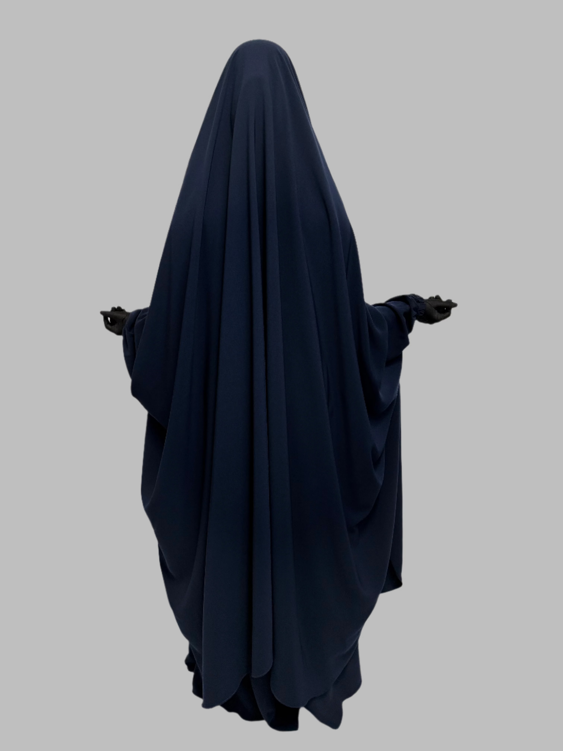 Anisa 2 Piece Jilbab Set - Navy Blue