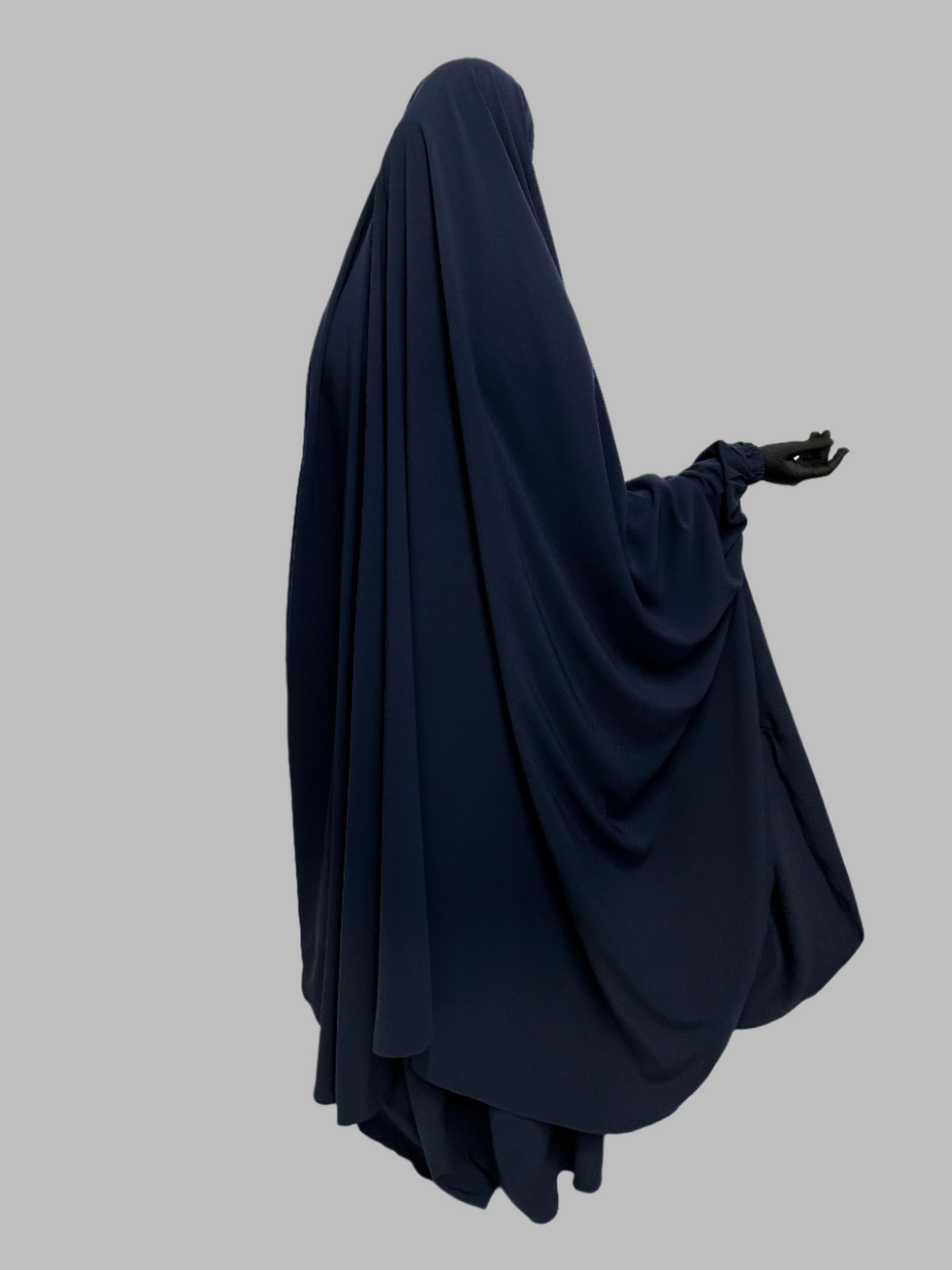 Anisa 2 Piece Jilbab Set - Navy Blue