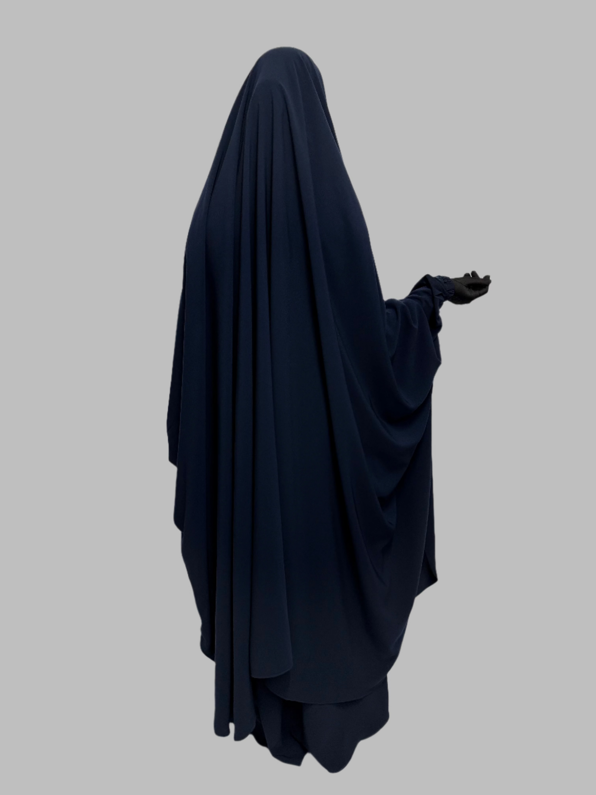 Anisa 2 Piece Jilbab Set - Navy Blue