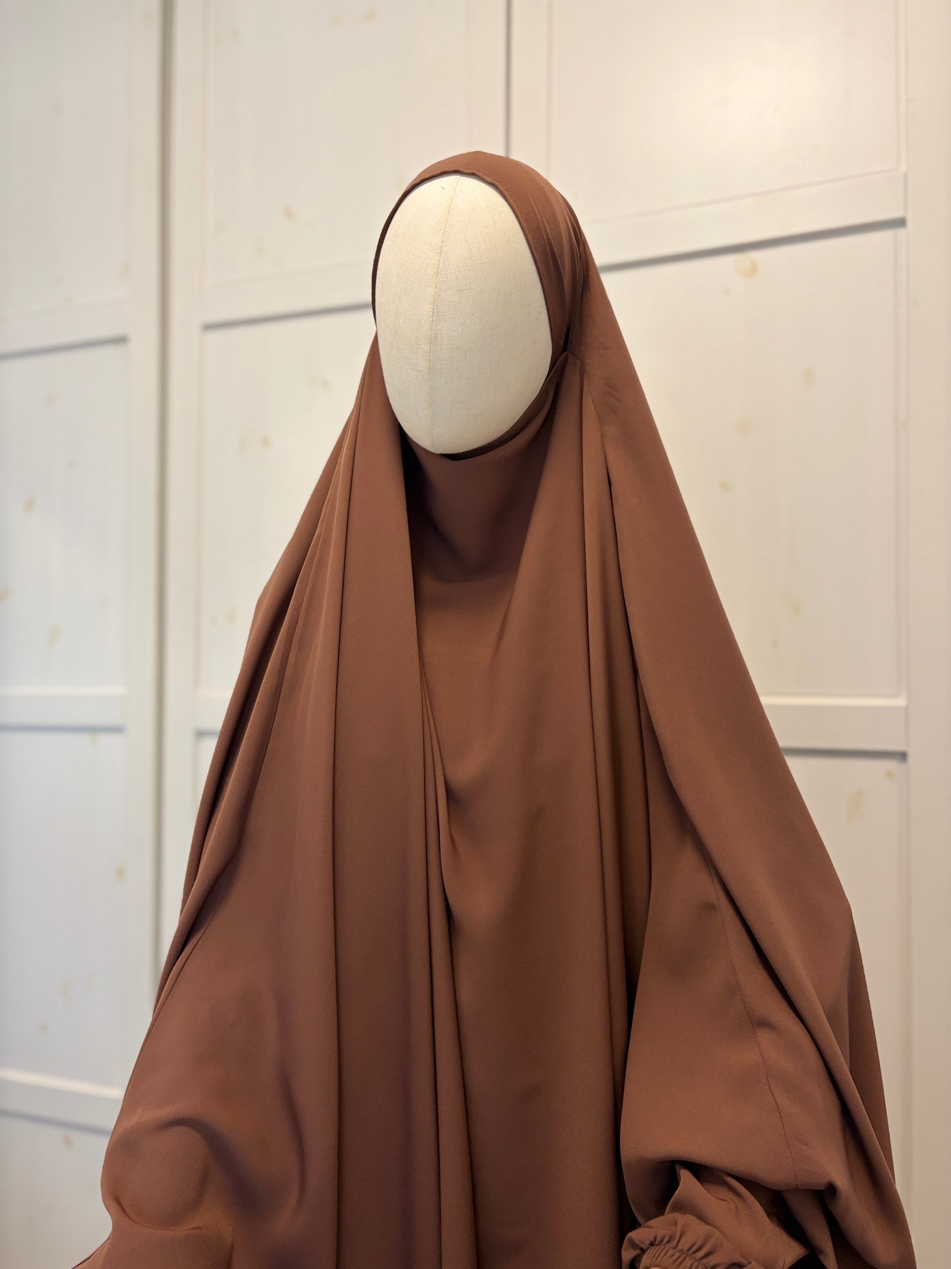 Anisa 2 piece jilbab set- caramel