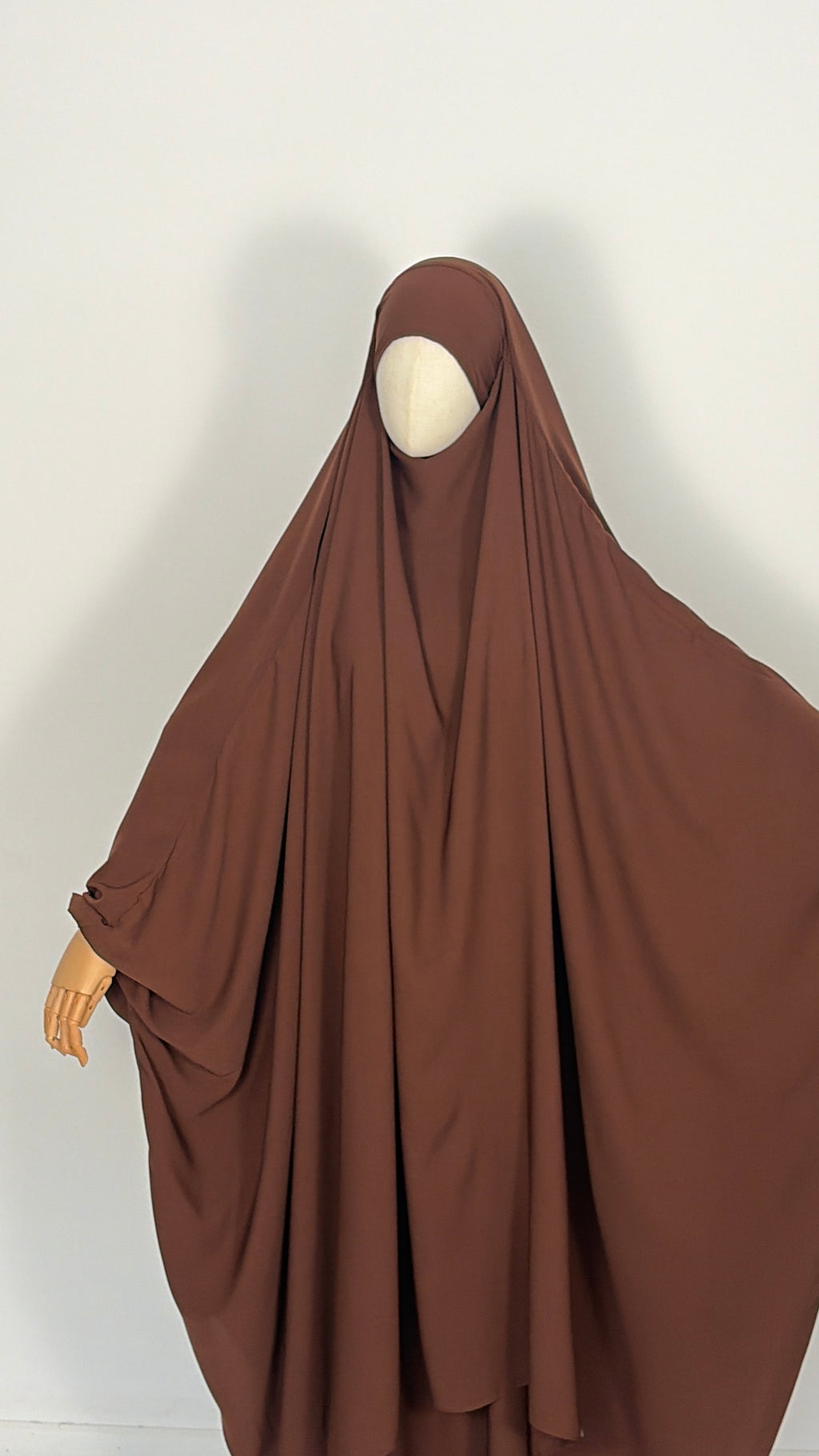 Chocolate brown jilbab