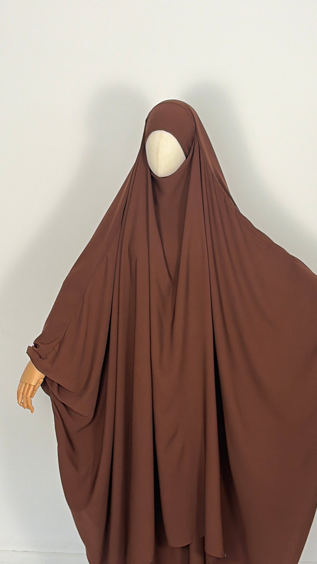 Chocolate brown jilbab