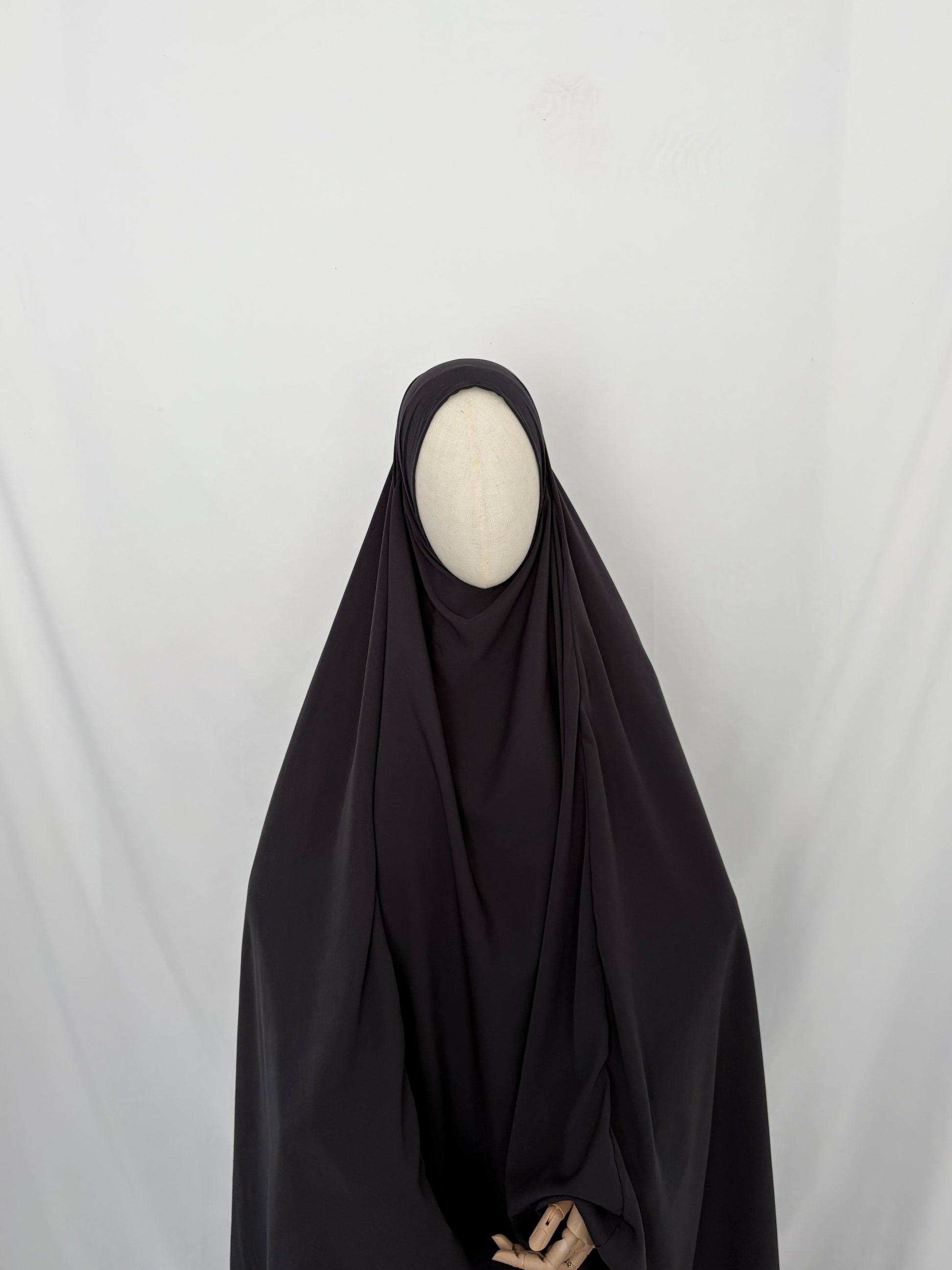 Charcoal maxi khimar