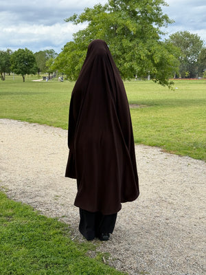 Maxi Khimar - Chocolate Brown