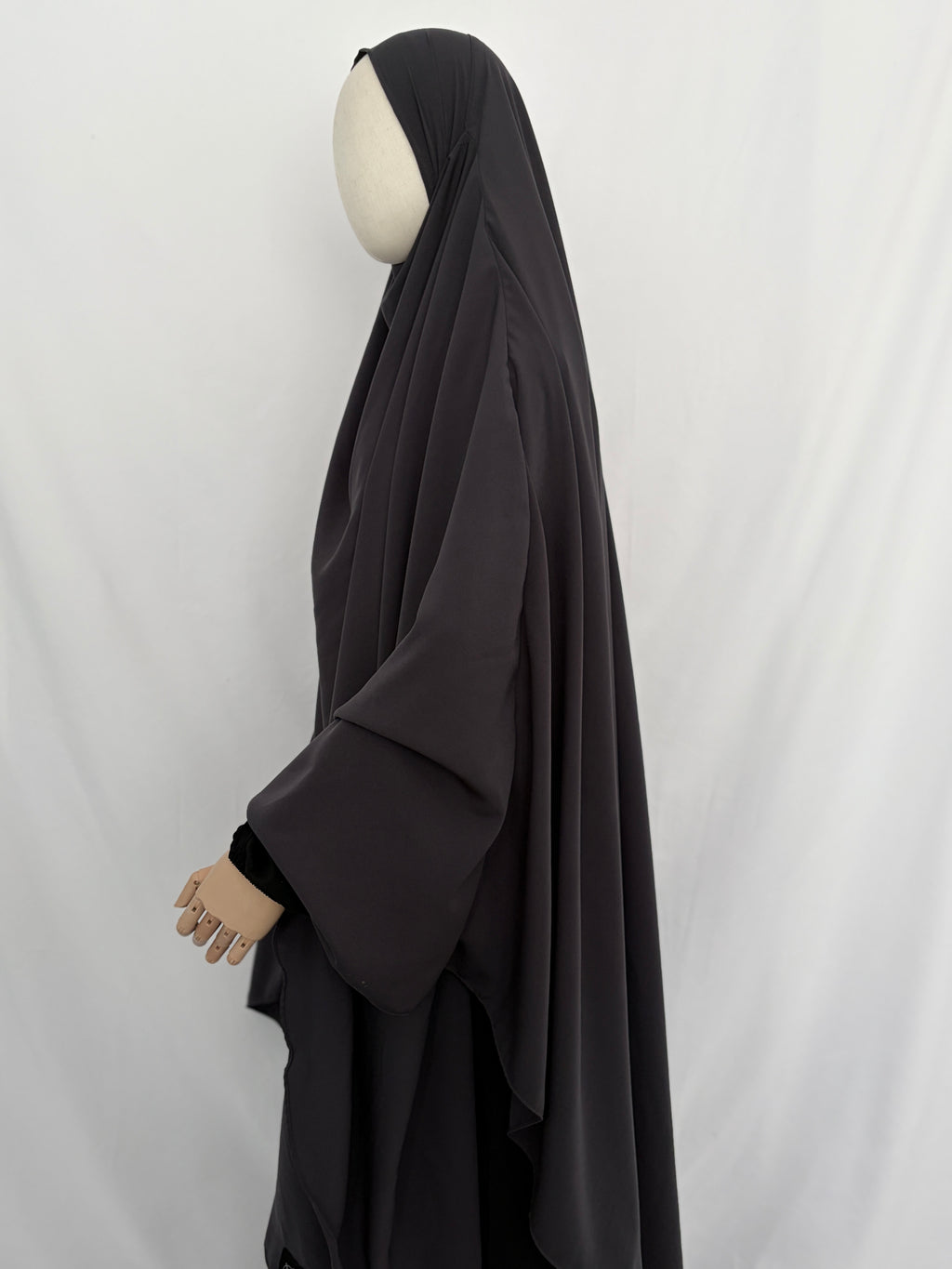 Charcoal maxi khimar
