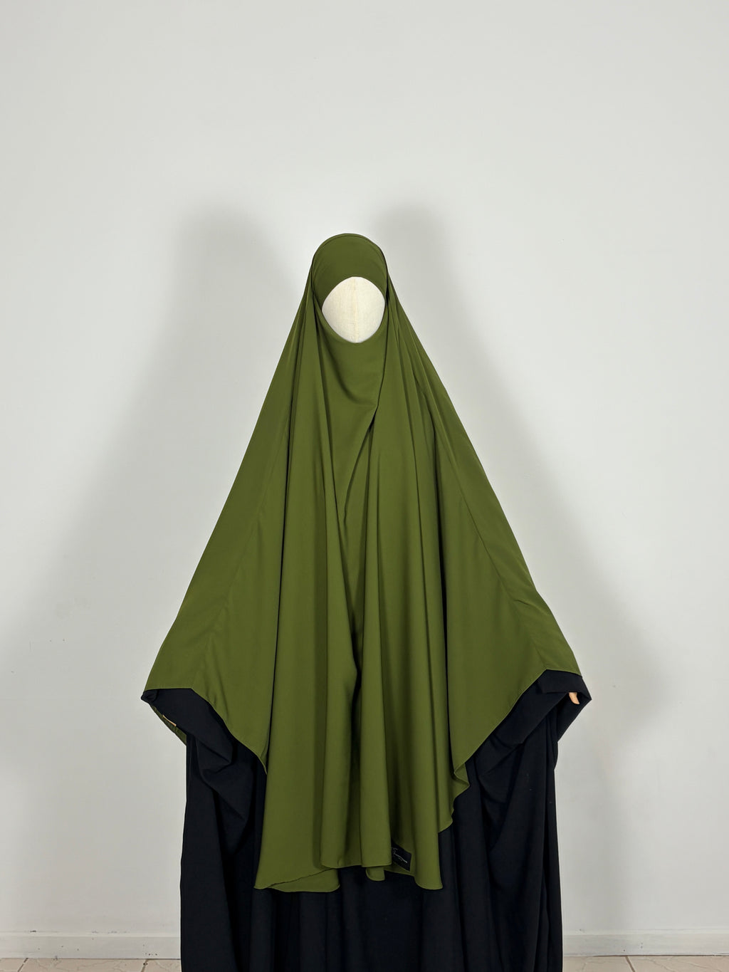 Olive green khimar