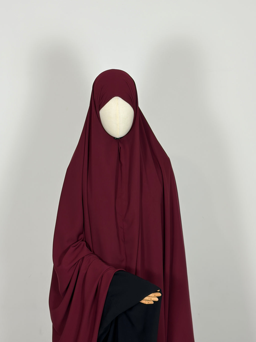 Classic khimar maroon
