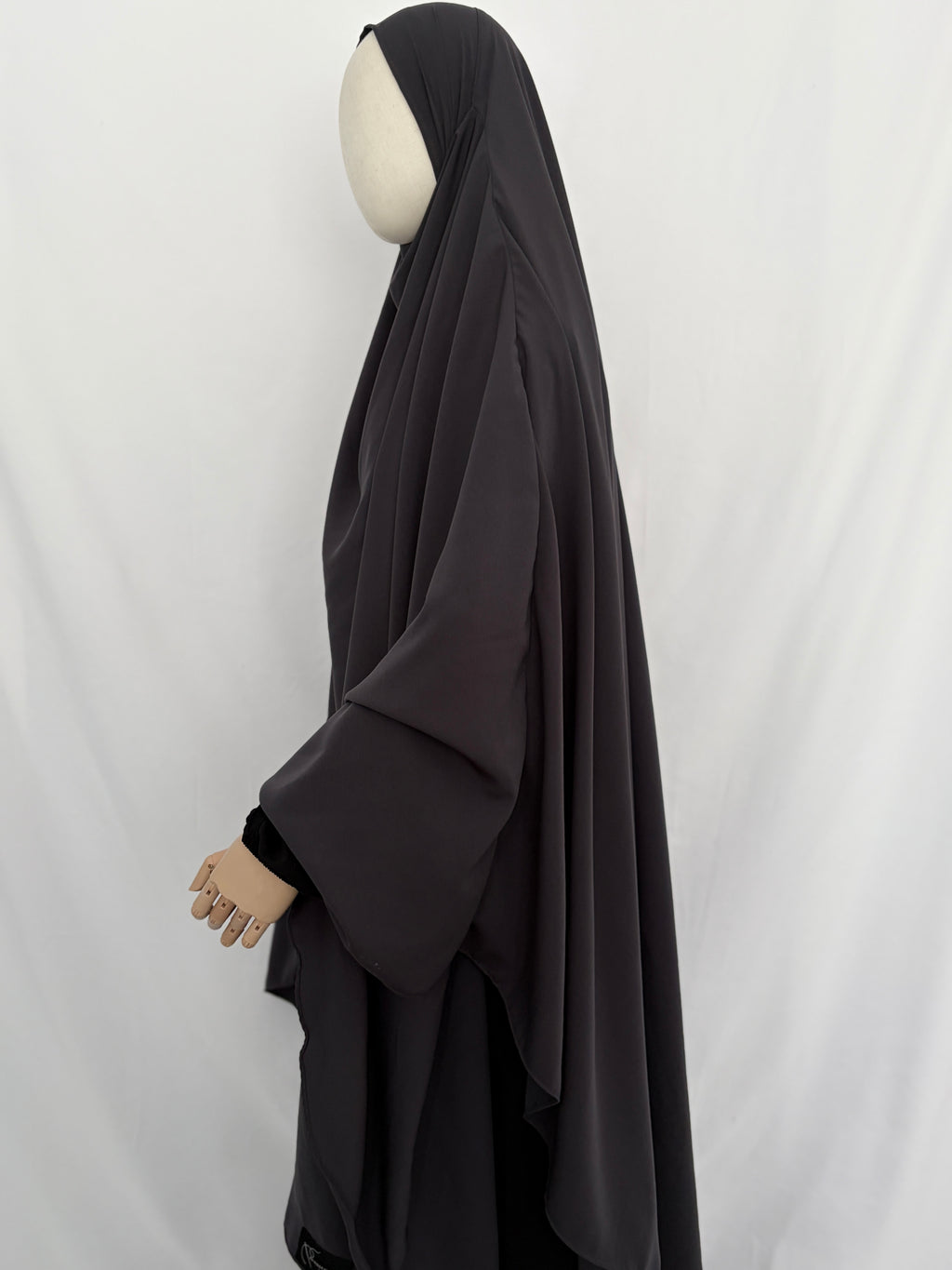 Charcoal maxi khimar