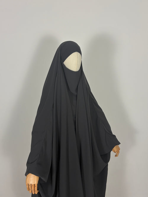 Charcoal grey jilbab