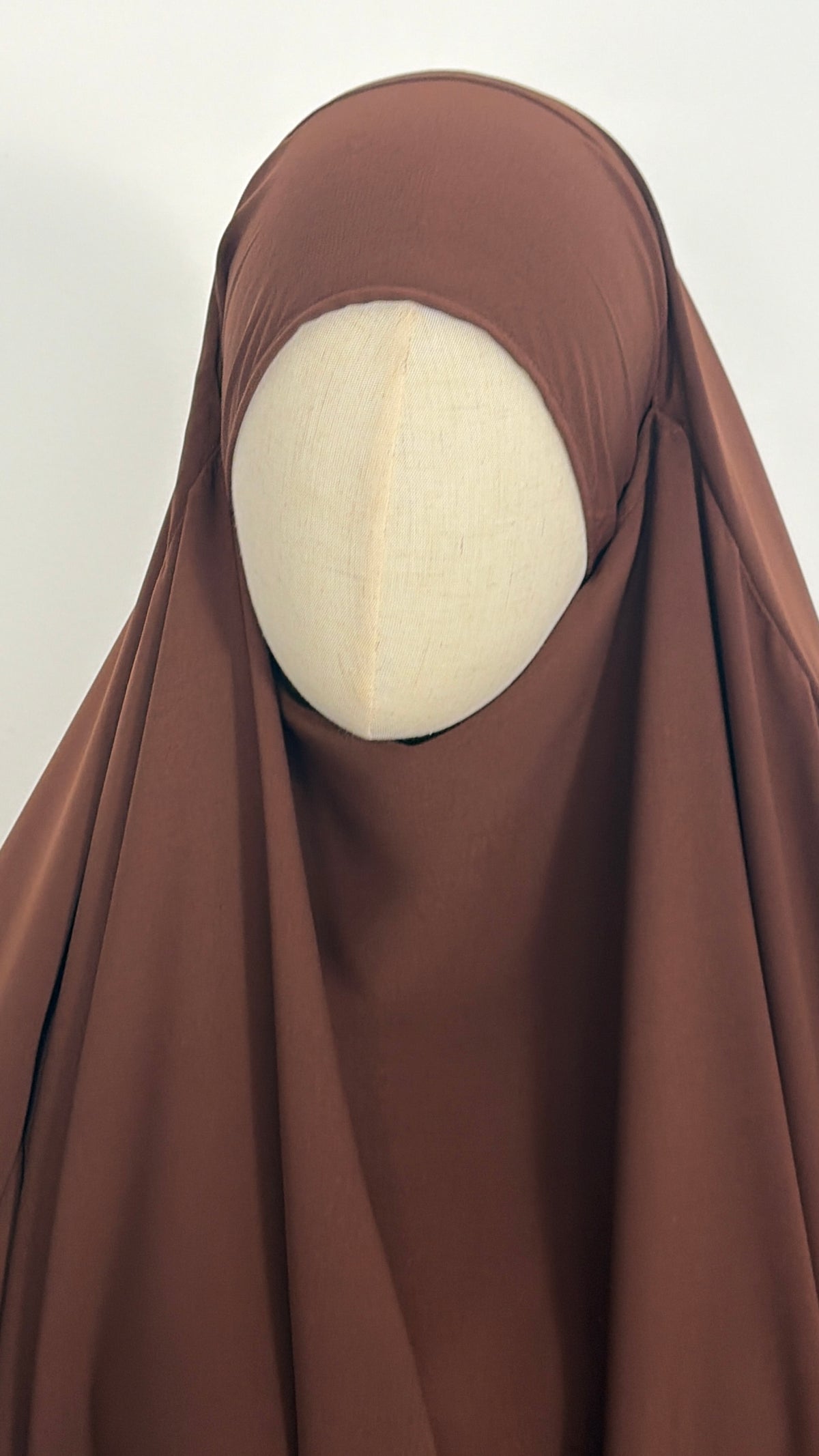 Chocolate brown jilbab
