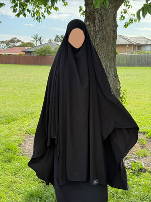 Maxi Khimar - Saudi Black