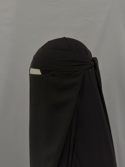 Charcoal niqab