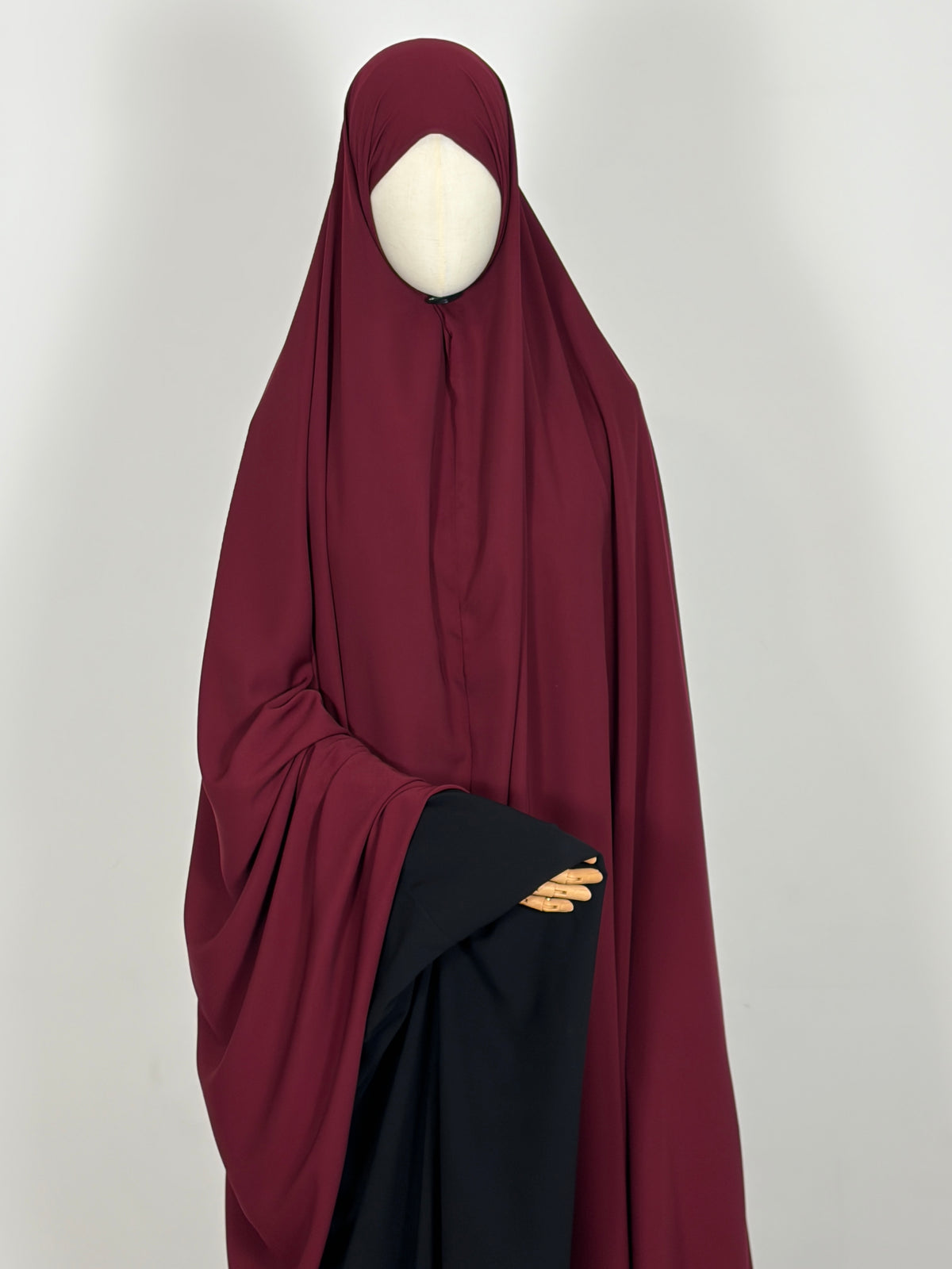 Classic khimar maroon