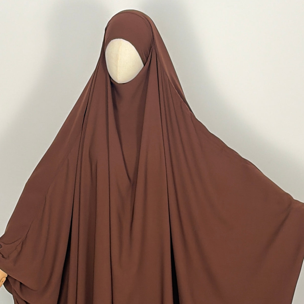 Chocolate brown jilbab