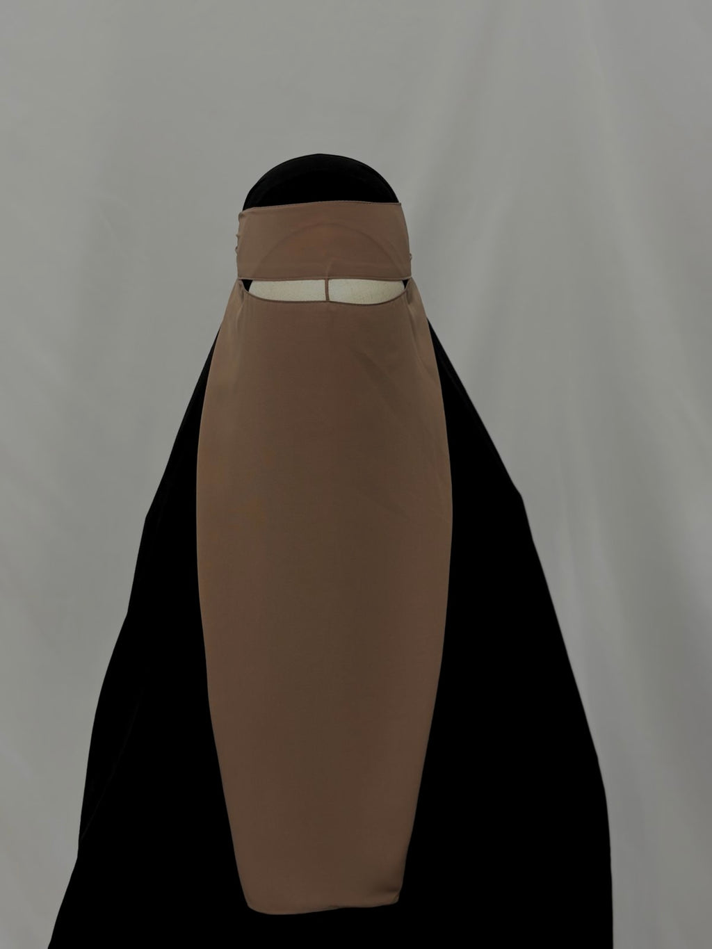 Taupe niqab
