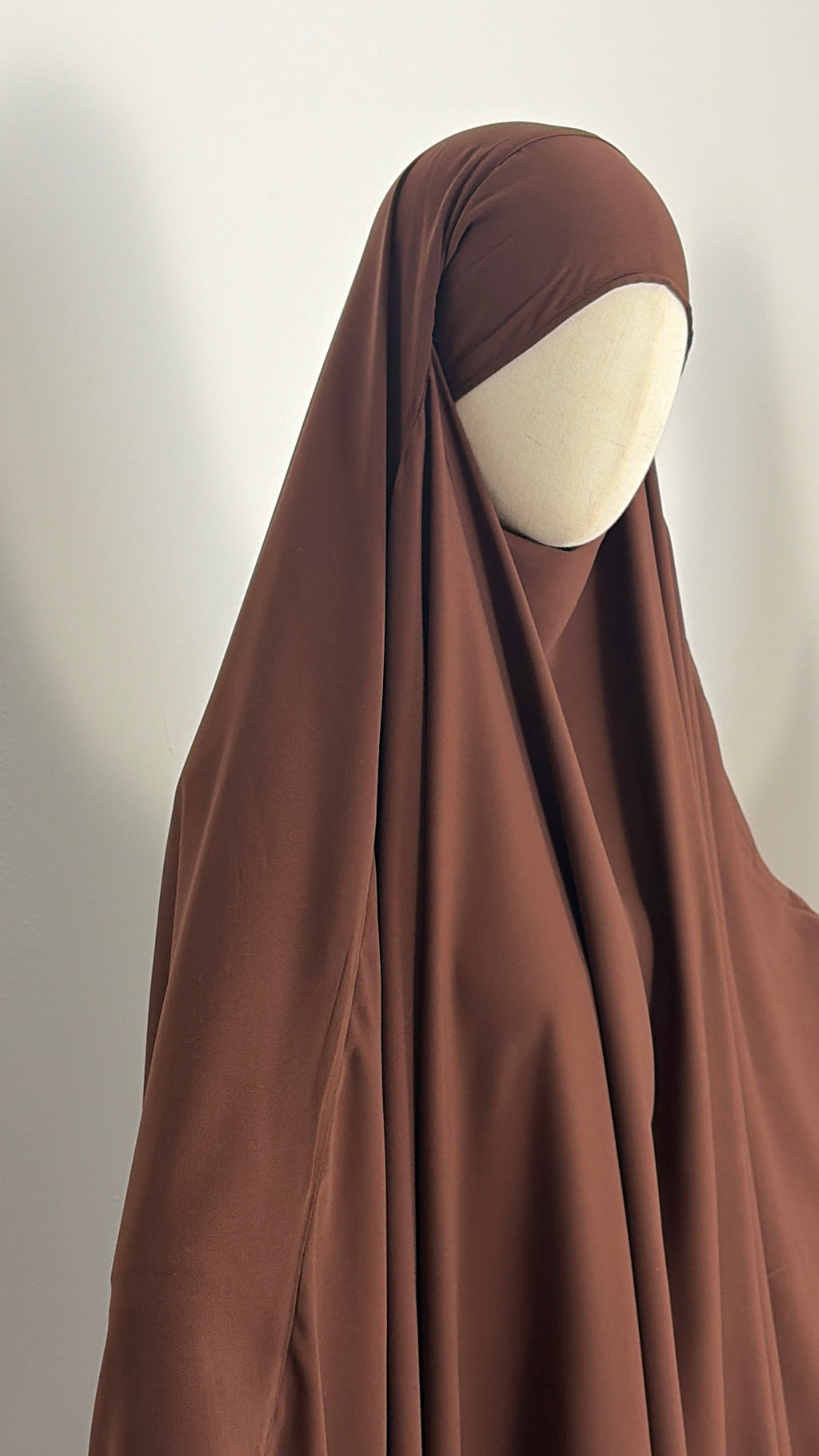 Chocolate brown jilbab
