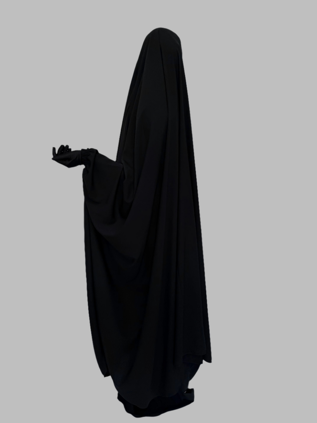 Anisa 2 Piece Jilbab Set - Saudi Black