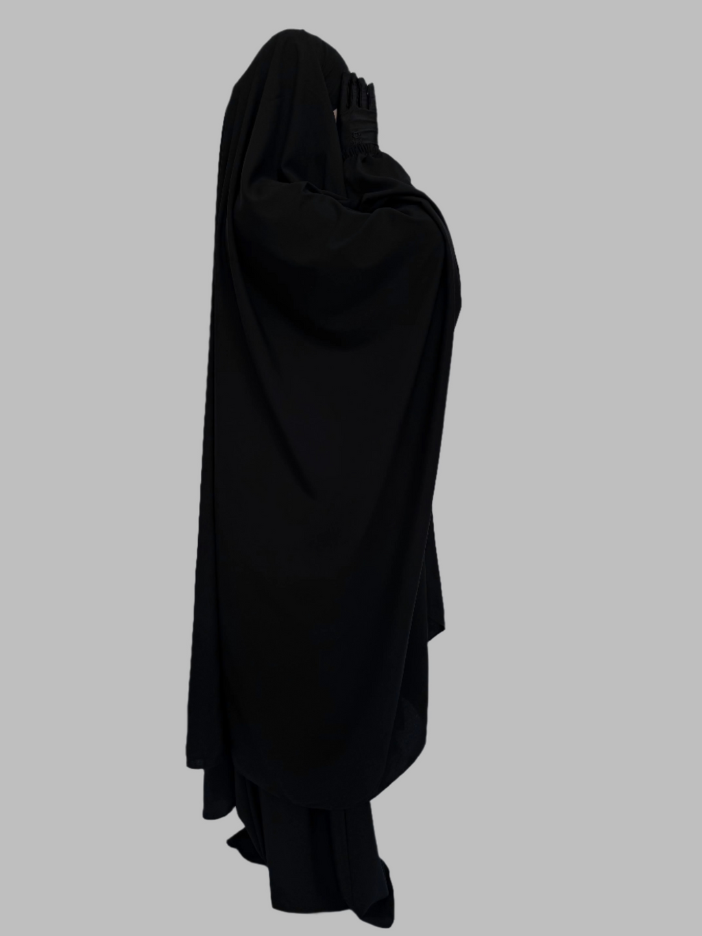 Anisa 2 Piece Jilbab Set - Saudi Black