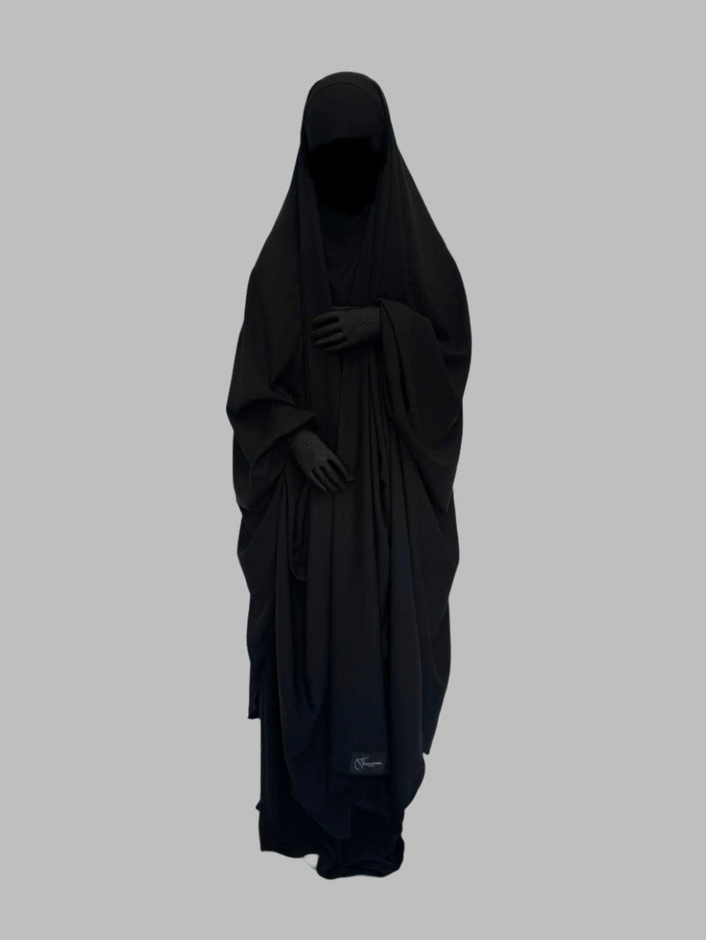 Anisa 2 Piece Jilbab Set - Saudi Black