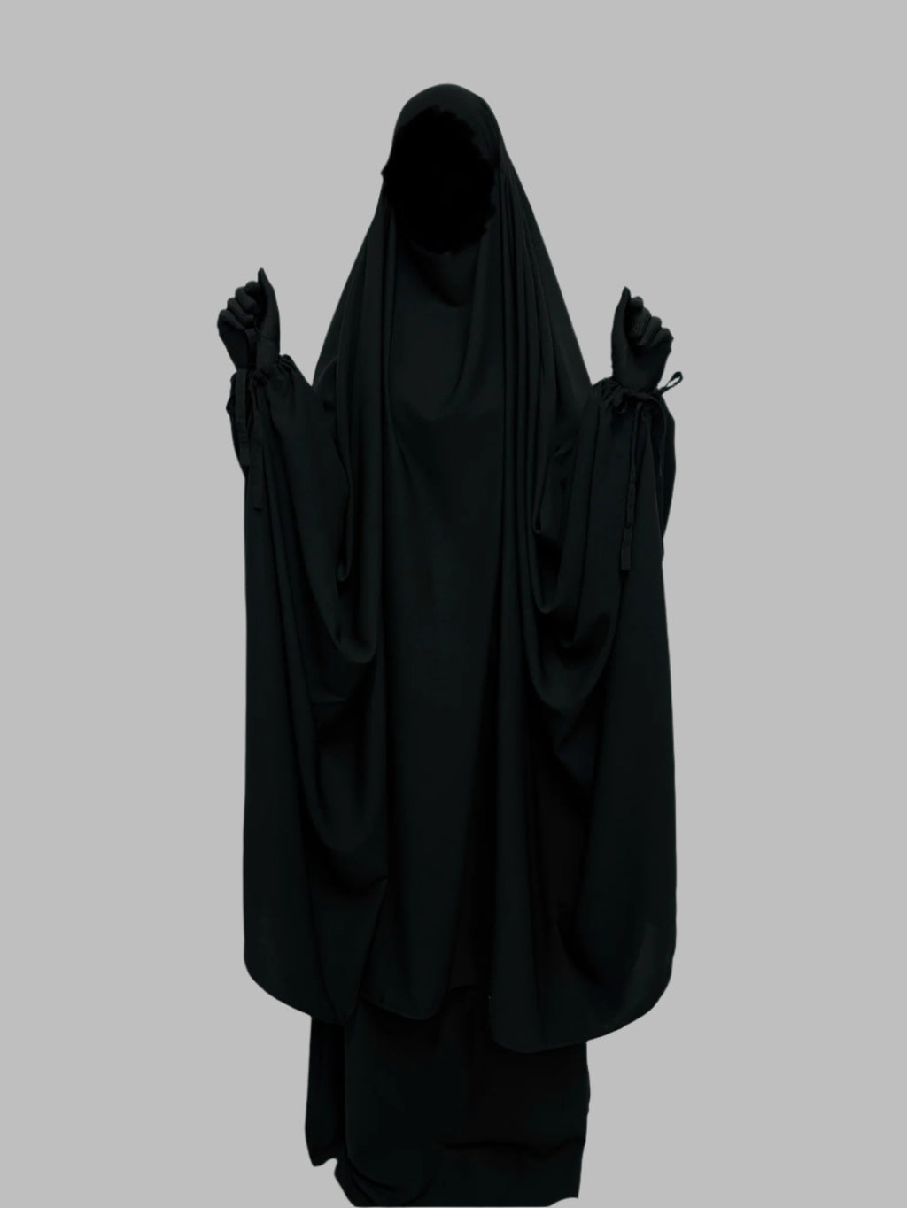 Hawwa 2 Piece Jilbab Set - Saudi Black