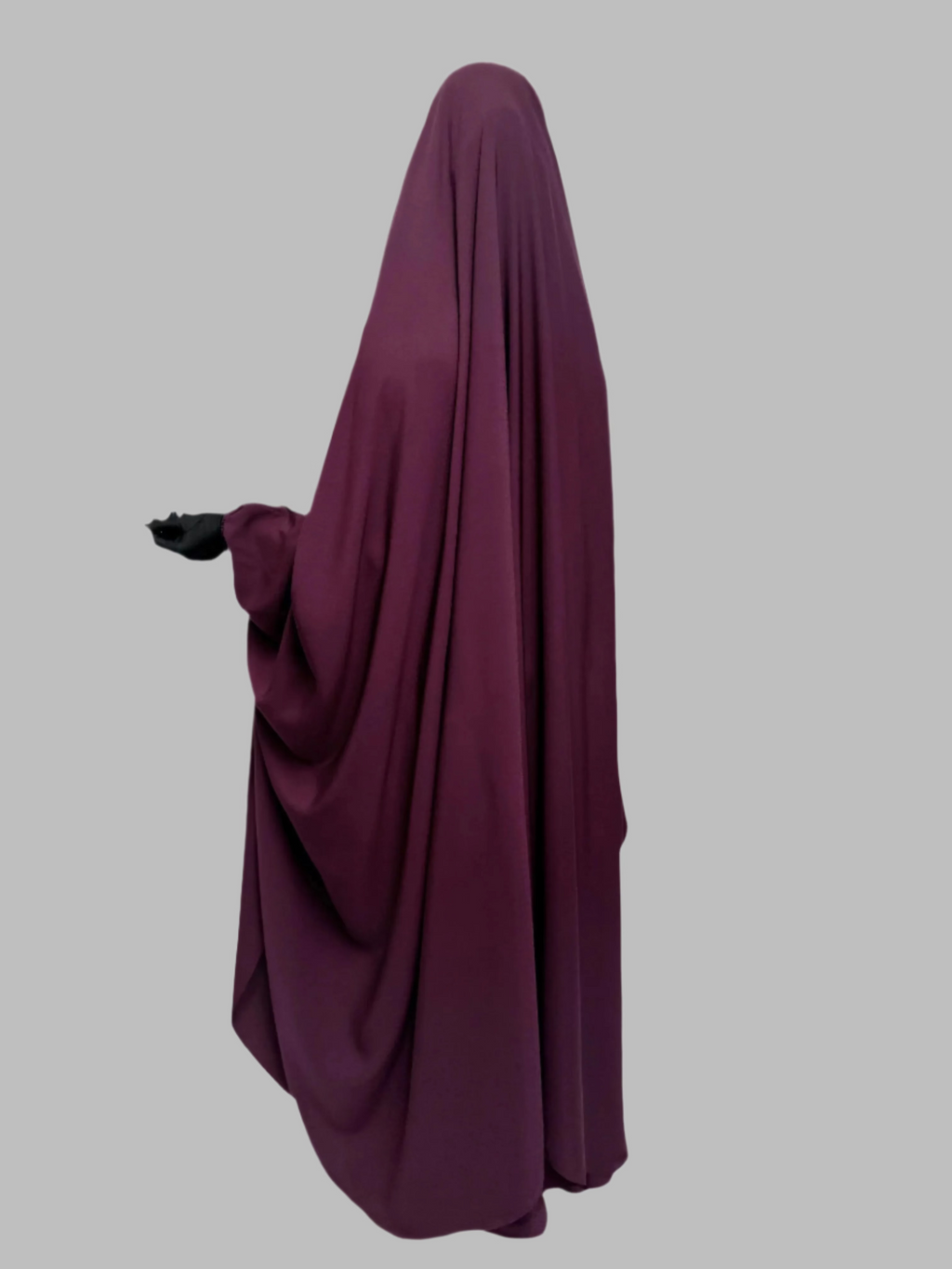 Anisa 2 Piece Jilbab Set - Plum Purple