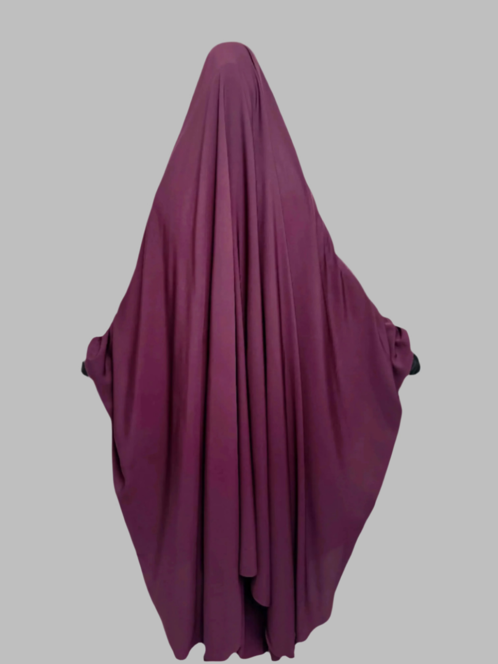 Anisa 2 Piece Jilbab Set - Plum Purple