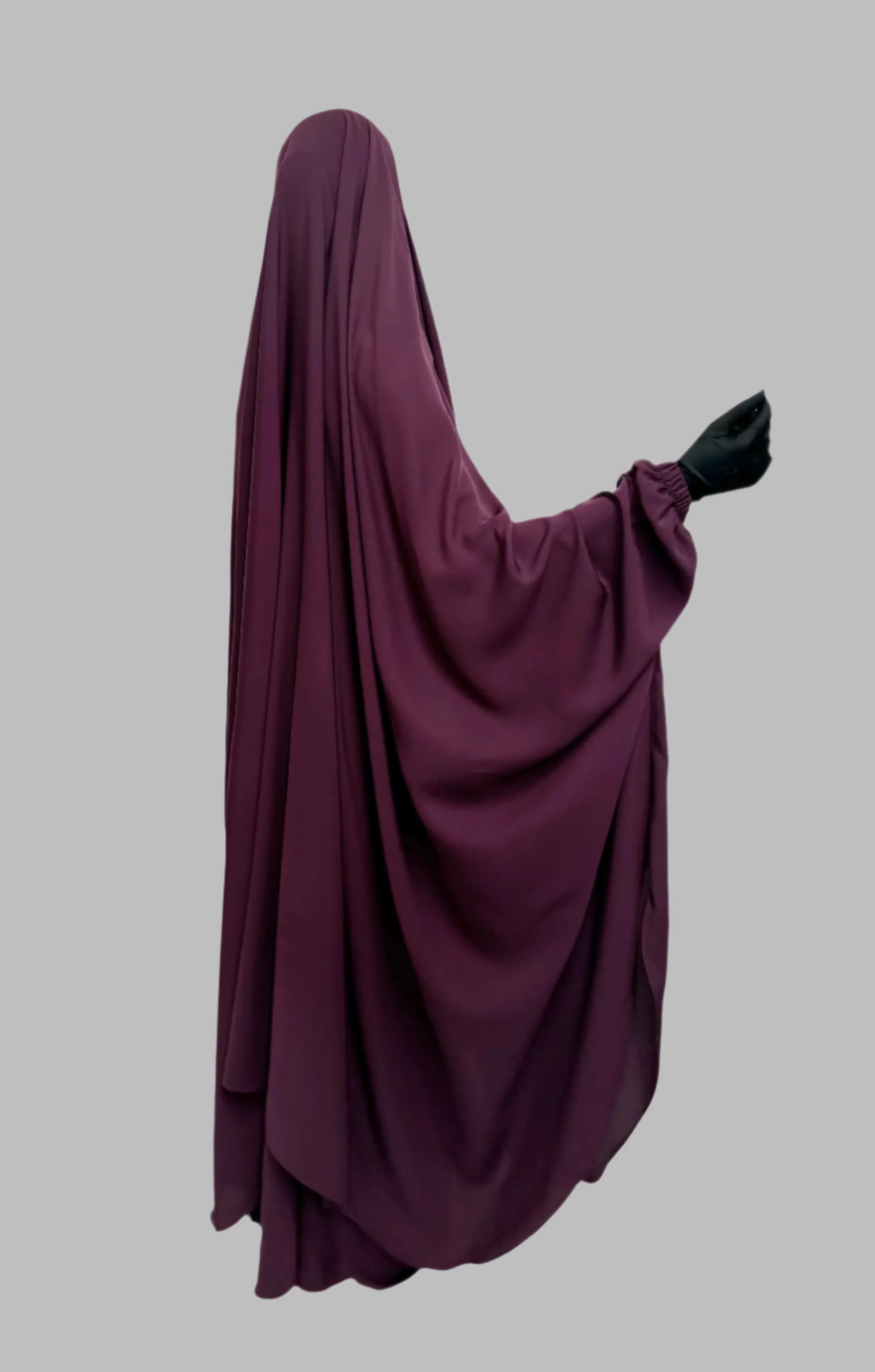 Anisa 2 Piece Jilbab Set - Plum Purple