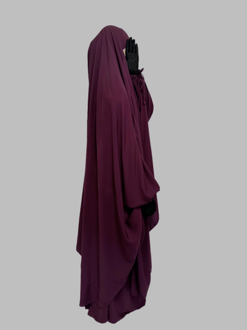 Hawwa 2 Piece Jilbab Set - Plum Purple