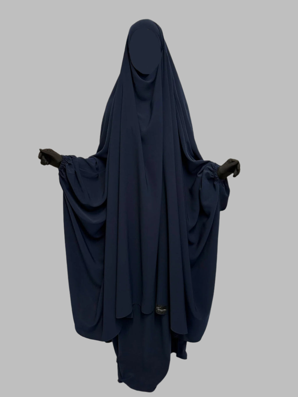 Anisa 2 Piece Jilbab Set - Navy Blue